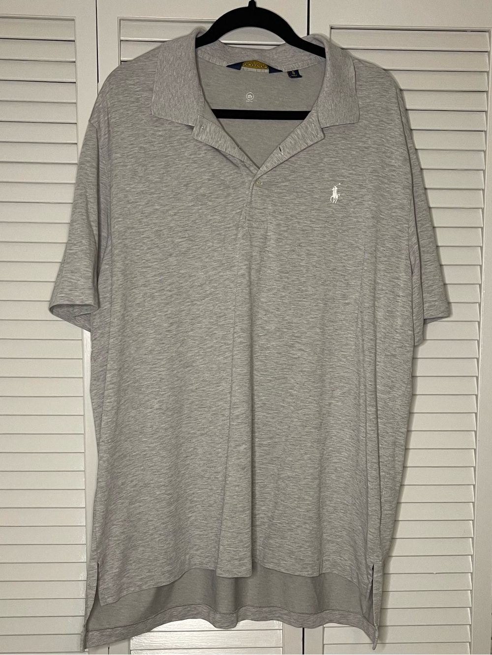 Polo by Ralph Lauren Men’s Heather Gray Short-Sleeve Polo